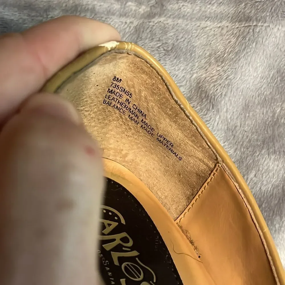 Carlos Santana Brown Suede Pumps